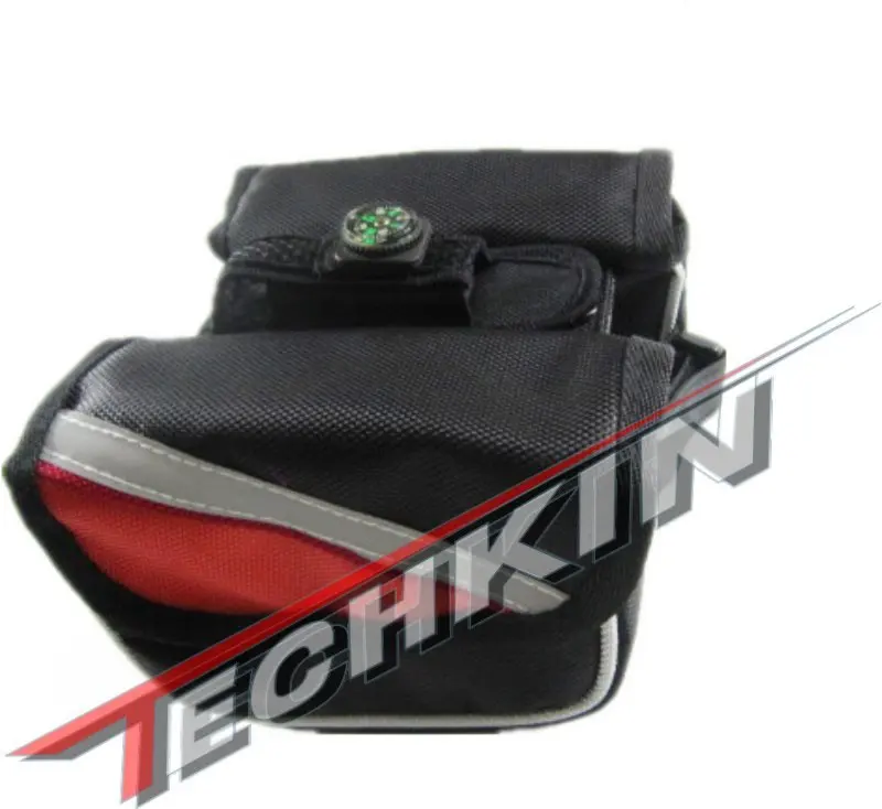 20313 TECHKIN triangle hypotenuse between bicycle saddle bag (with rain cover )