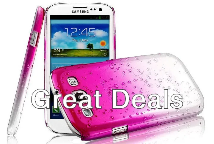 Красочный чехол для samsung Galaxy SIII S3 I9300 I9308 простой Гибкий тонкий Чехол
