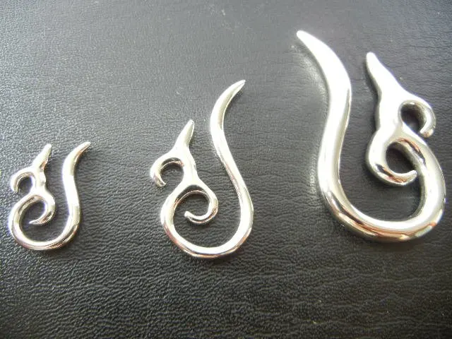 Новая мода Украшения для тела-беруш Expander хирургические Сталь уха Тоннели Earlets 2-6 мм Бесплатная пересылка