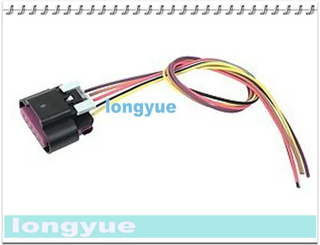 Longyue 10 шт LS3 LS7 L99 5 Провода Универсальный MAF Сенсор подключение разъем Пигтейл Универсальный массового расхода воздуха 30 см проволоки