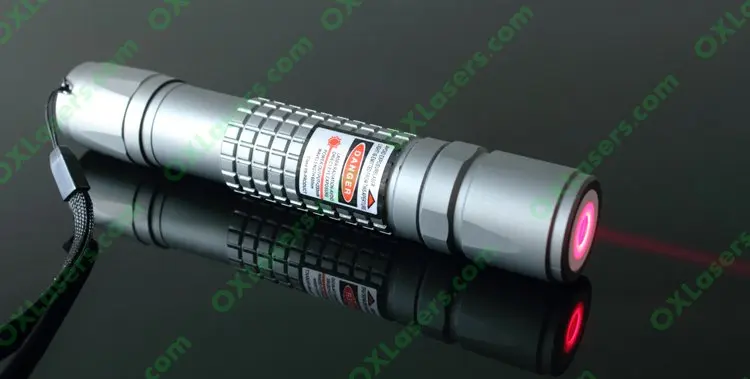 488nm Blue Dot Waterproof Laser Pointer Focusable LED Torch Flashlight Box