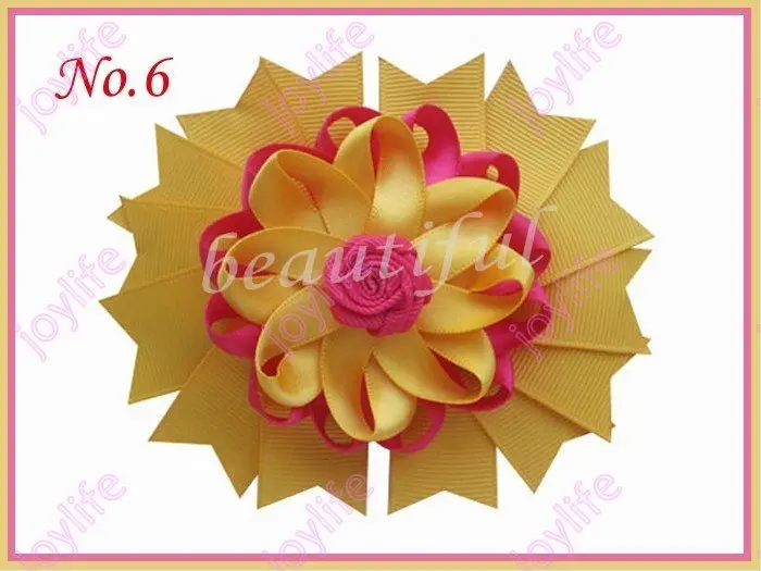 Новые 500 шт 4,5 Роман Махаон гнездо волосы луки rose Изысканная заколка для волос бант для волос для девочек