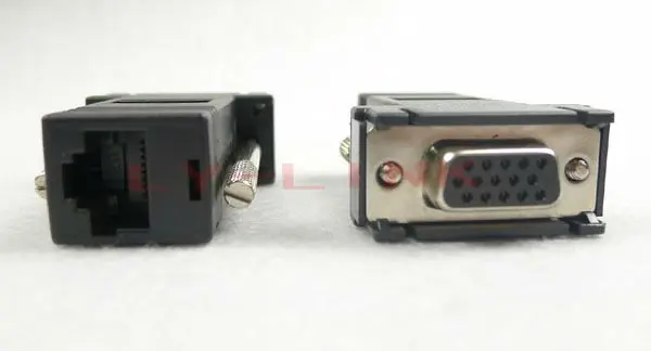 VGA Женский RJ45 гнездовой разъем комплект из 2 предметов