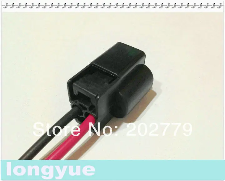 Longyue 10 СПС универсальное 2 pin O2 Соединитель с кабелем автомобильный разъем электросети 15 см провода