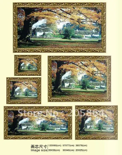 Разных размеров ковер на стену с рисунком, Осенние скобы, красивый пейзаж картина, высокая техническая ткань фотографии