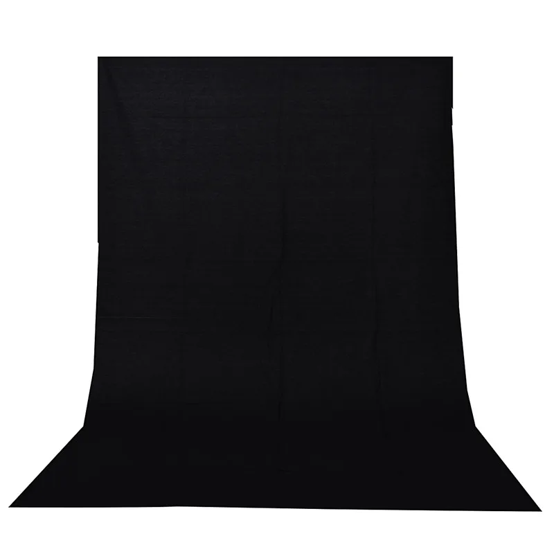 

Black Screen Chromakey Backdrop 6x9 Muslin Video Photo Background Photography Studio Background Photo Lighting