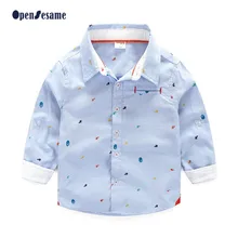 New fashion 2016 baby boy spot pattern clothes boys blouses & shirts plaid children clothing and accessories shirt for 2-9yr