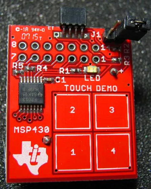 Free Shipping!!! MSP430F2013 touchpad / TI original development board ...