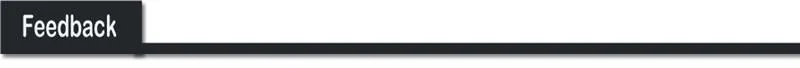 feedback