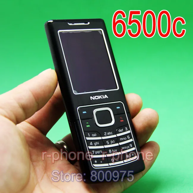 Мобильный телефон Nokia 6500s 6500 Slide 3g Bluetooth Mp3 плеер 3.15MP 6500s телефон