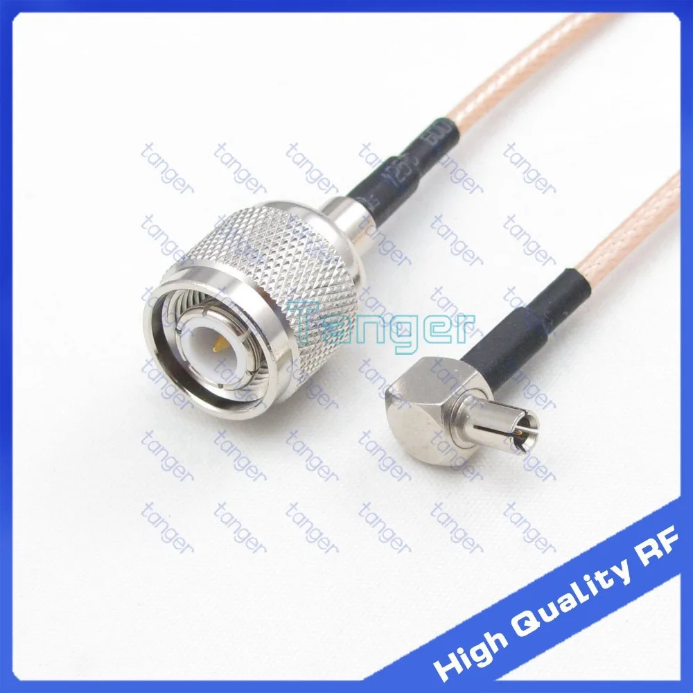 

Tanger High Quality 6inch TS9 male right angle to TNC male plug with RG-316 RF Coaxial Pigtail Jumper cable 6" 15cm RF cables