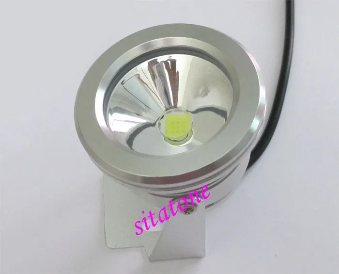 DHL Распродажа 12 В AC85-265V 10 Вт led spot, водонепроницаемая лампа омывающего света, 1*10 Вт 2 года гарантии