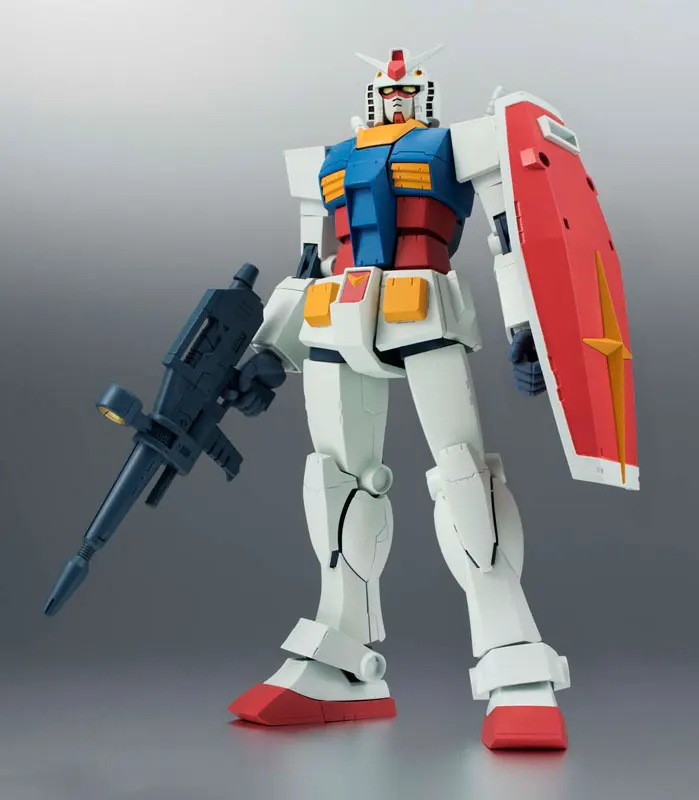 Оригинальная фигурка робота BANDAI Tamashii Наций № 192-RX-78-2 Gundam ver. A.n.i.m.e. "Мобильный костюм Гундам"