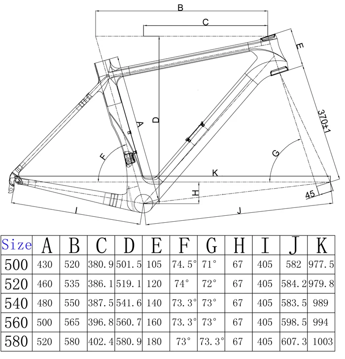 FLX-FR-315 полный углеродный 3 K дорожный велосипед велосипедная Рама