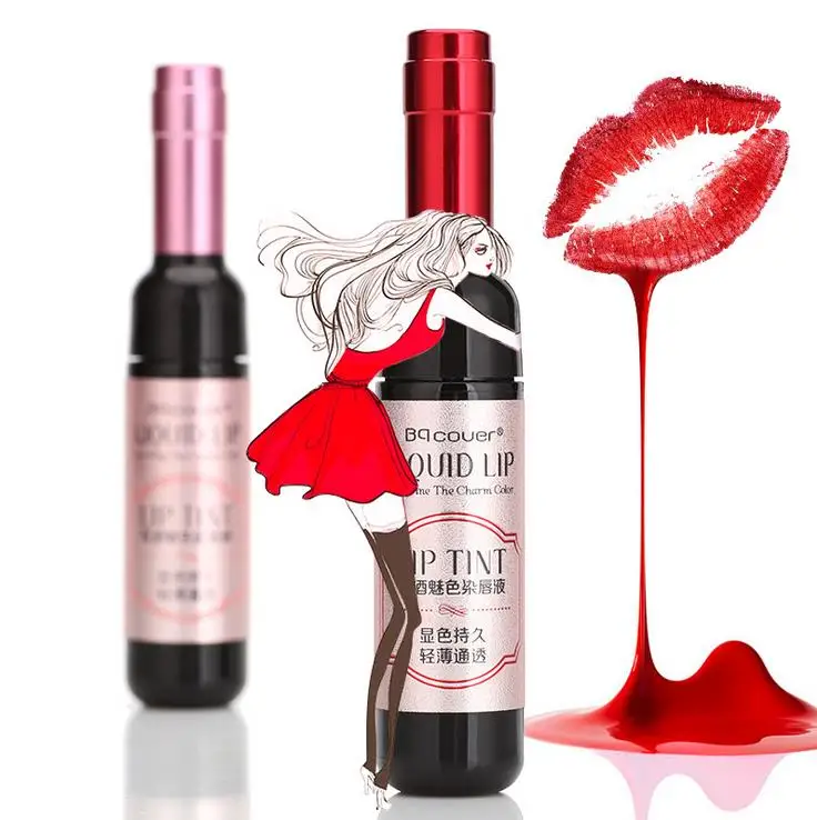 Korean Brand Cosmetics Makeup Red Wine Matte Lip Tint Gloss Waterproof Liquid Lipstick Set Batom 6 Colors 7g Free shipping | Красота и