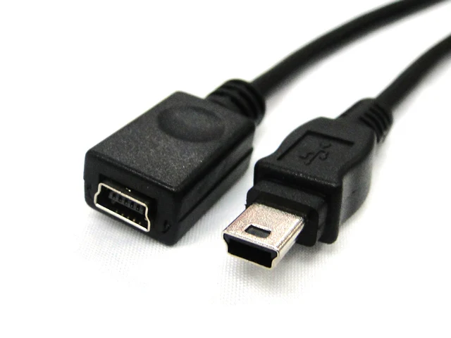 Zihan Mini USB B type 5pin Male to Mini USB Female M F USB2.0 УДЛИНИТЕЛЬ 5ft 1,5 M