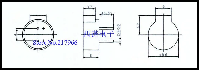 STD09-05 электромагнитный пассивный звуковой сигнал 3v 5v