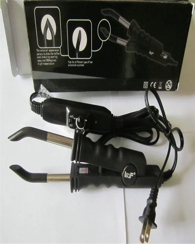 Loof Black Control Temperature Professional Hair Styler Iron for