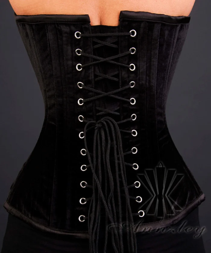Sexy Black Velvet Overbust Corset Top For Waist Training (4).jpg_.webp