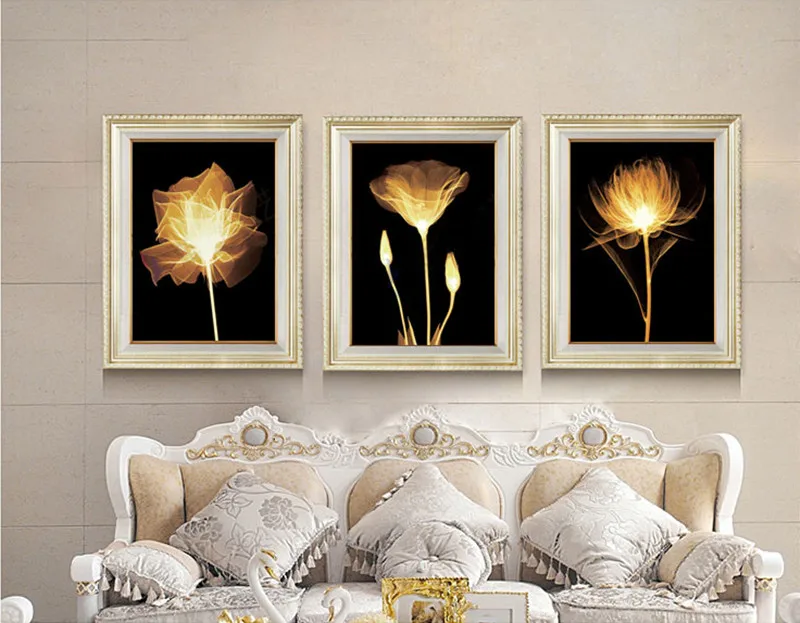  3 Pcs DIY 5D Diamond Painting Sticker Cross Stitch Sticky Diamond Embroidery Latest Living Room Bed - 1000003609030
