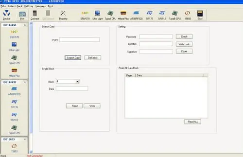 USB13.56Mhz ISO 14443 RFID считыватель, писатель + 2 Карт + SDK + Программное Обеспечение, rfid reader, YW-605UA