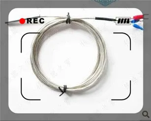 1 шт. xteflon кабель три кабеля PT100 высокотемпературная термопара-200-+ 400C