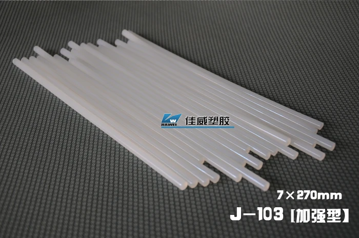 Прямые продажи с фабрики 20 шт./лот 7x270 мм грубой силы просвечивания Белый Термоклей карандаш