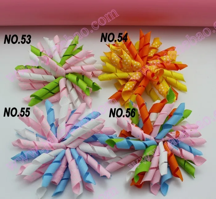 145 шт. 3,5 дюйма предмет гордости бантики(для шитья) Разноцветные бант для волос korker цветная юбка для девочки; заколки для волос, предмет гордости зажимы