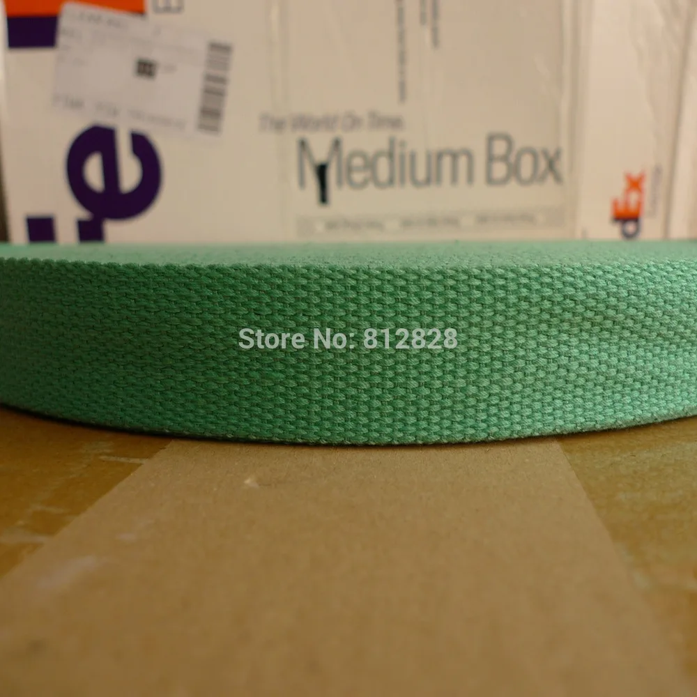 50 Yards 1.25'' 32mm 22 Kelly Green Color High Quality Bag Straps
