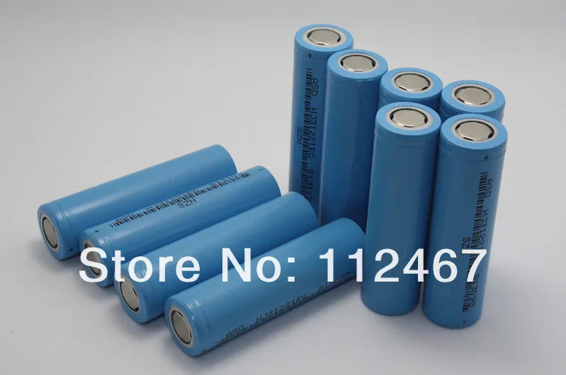 30 шт./лот 18650 Батарея перезаряжаемые ICR18650 2200 мА/ч, литий-ионный аккумулятор 3,6 v Батарея для zhuo neng