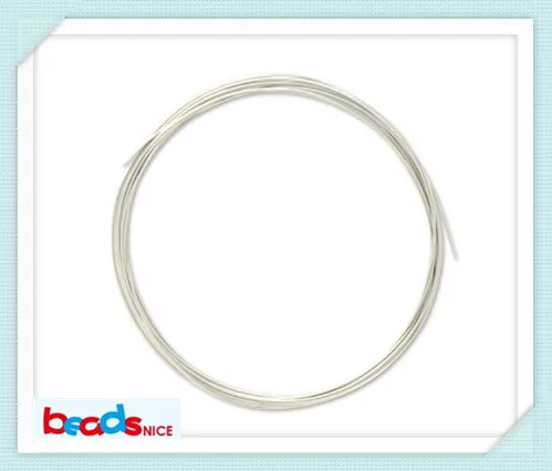 Beadsnice ID26885 проволоки ювелирных аксессуаров 18ga круглые Твердые 925 стерлингового серебра провода