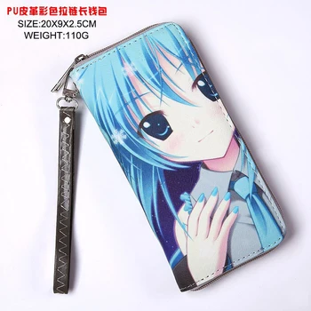 

ACG Vocaloid Hatsune Miku Anime Colorful Zipper Wallet Long Design Card Holder Purse Fashion Gift Money Bag