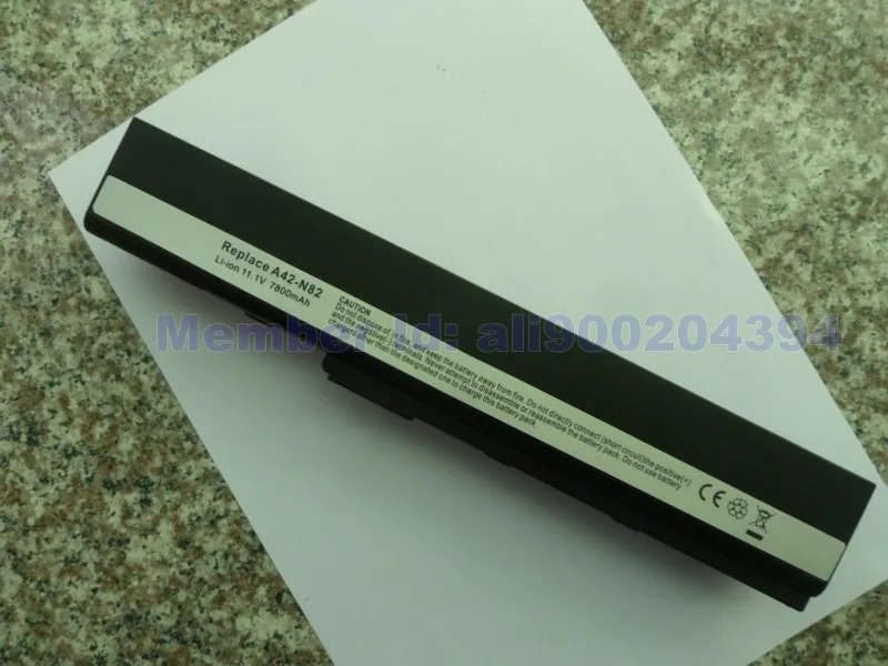Аккумулятор для ноутбука Asus N82 A42-N82 6600 мАч