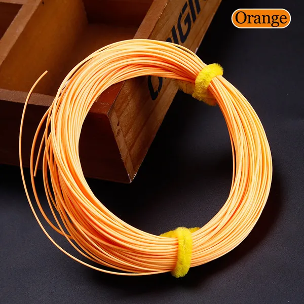 Orange Sougayilang Maximumcatch 100FT длина Maximumcatch нахлыстовая леска вперед плавающая 4F/5F/6F/7F/8F вес нахлыстом леска - Цвет: Orange