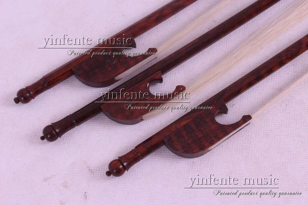 Snakewood 1 шт. 4/4 Скрипка Лук барокко белый конский хвост прямой#8