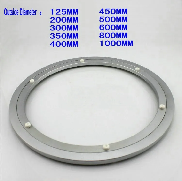 HQ H18 внешний диаметр 450 мм(18 дюймов) тихий и гладкий Твердый алюминиевый ленивый Susan поворотный стол