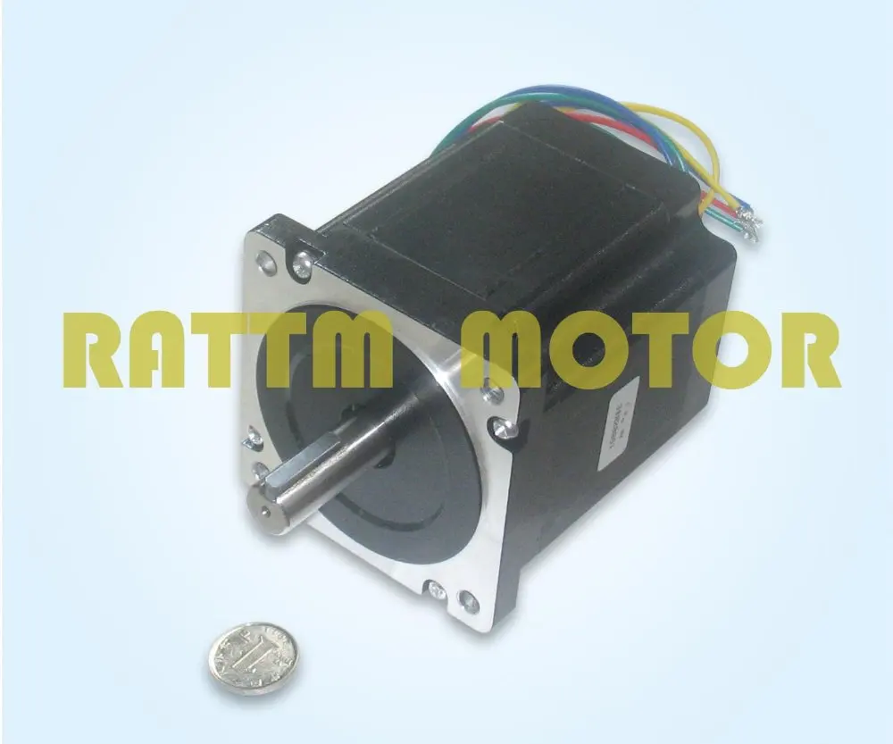 МкА! Качественный шаговый двигатель Nema34 98 мм 878 Oz-in 560N. cm 4 провода 4A CNC шаговый двигатель