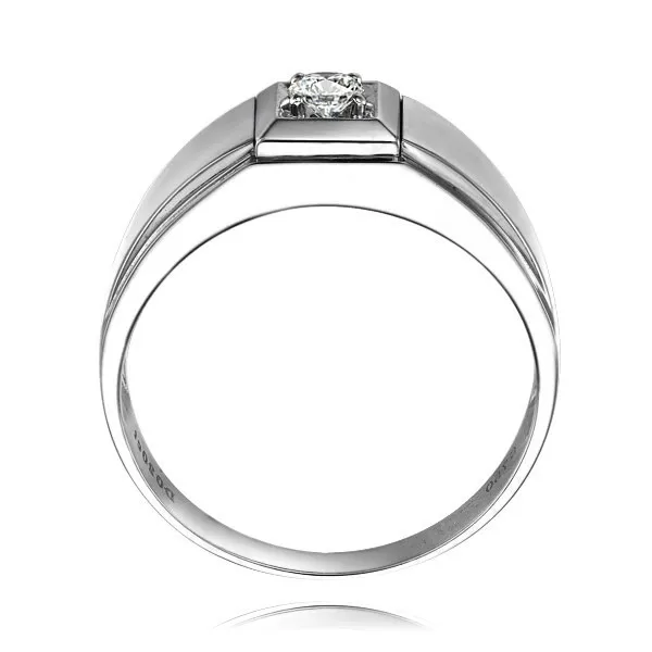 Милое обручальное кольцо GVBORI 0.2ct натуральный бриллиант 18 K Белое Золото Обручальное кольцо для мужчин брендовые ювелирные изделия мужские ювелирные изделия подарок на день Святого Валентина