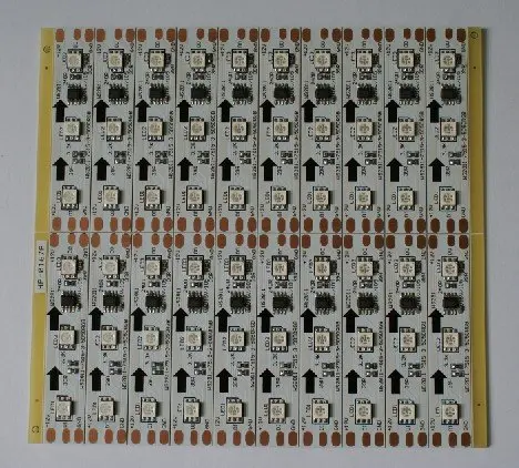 Светодиодный цифровой модуль, ws2811ic 5050 3leds; DC12V вход, водонепроницаемый, 20 штук строку; 256 серого