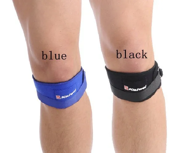 2 шт./лот регулируемая, баскетбольная теннисные наколенники коленной чашечки Поддержка ремень Защитное Фиксирующее приспособление защита спортивное оборудование для фитнеса L152