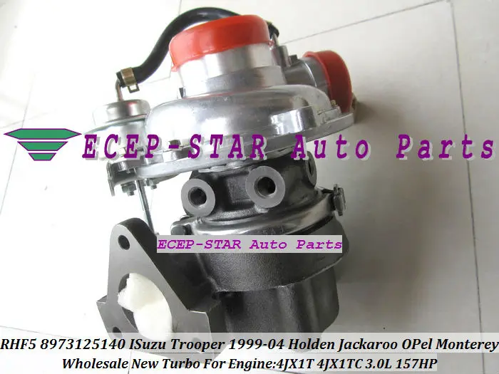Turbo RHF5 8973125140 VA430070 Turbocharger FOR ISUZU Trooper 1999-2004 HOLDEN Jackaroo OPEL Monterey 4JX1T 4JX1TC 3.0L 157HP (1)