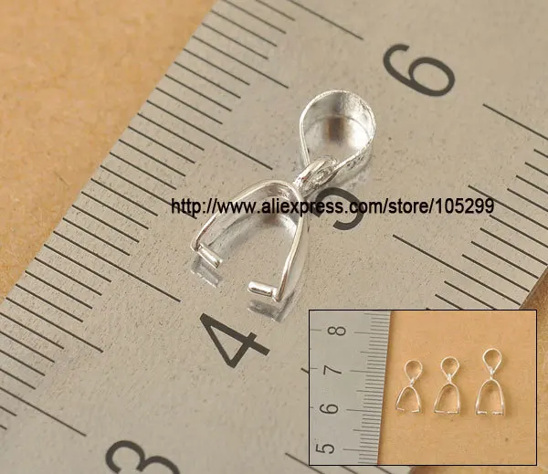 50X Размер-L 5X18 мм 925 пробы серебро фурнитура под ключ зажим для тюка 925 пробы серебряная подвеска