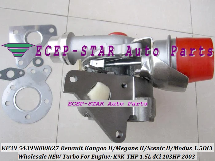 KP39 BV39 54399880027 54399700027 54399880002 Turbo turbocharger Renault Kangoo II Megane II Scenic II Modus 1.5L dCi 103HP K9K-THP (2)