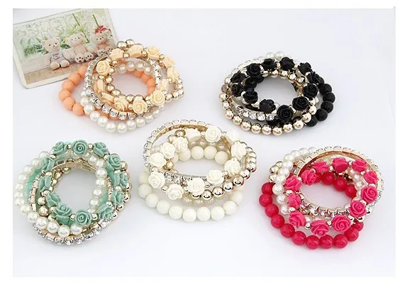 Cute Flower Charm Bracelet Cute Flower Charm Bracelet