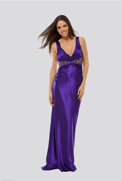 Новая мода vestidos de festa Формальные Бисероплетение элегантные свадебные сексуальные фиолетовые Длинные Выпускные вечерние платья