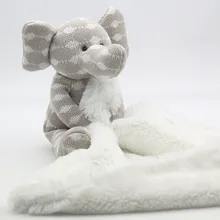 Knited toy Comfort font b Organic b font Colored Cotton Elephant Doll font b Baby b