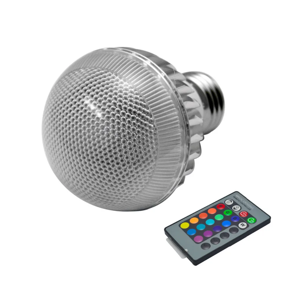 RGB LED Bulb E27 9W 15W 85 265V led Bulb Lamps with Remote Control