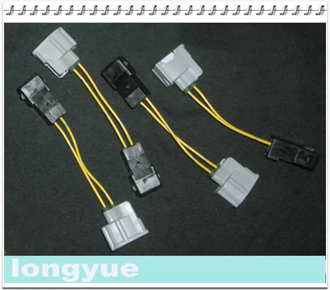 Longyue 2 шт. RDX адаптер Женский OBD1 Для Honda к мужскому EV1 клип топливные инжекторы разъем адаптера 10 см проволоки