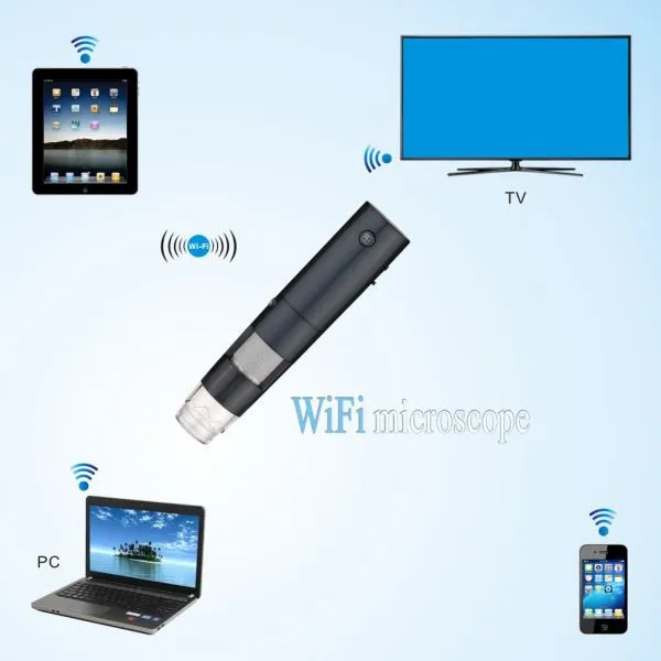 

3.0MP LED Portable WiFi Wireless Digital Microscope 300X Wifi Digital Microscope Camera With Clear Image for Hair Skin Analysis