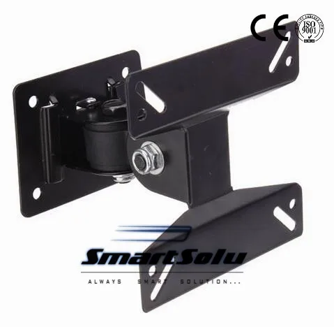 Бесплатная доставка Черный шарнирный Регулируемый поворотный наклон LED LCD